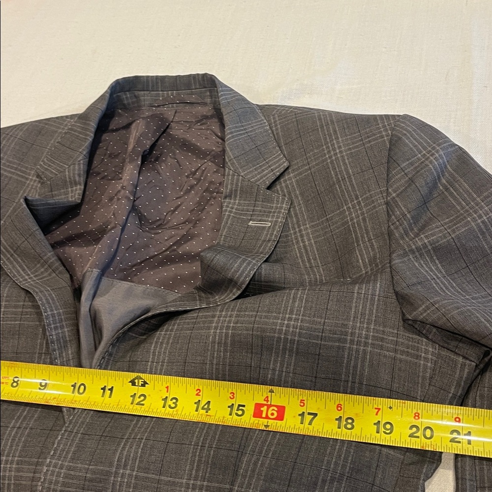 1304101 Hugo Boss Checkered Blazer HUDSON1 / Gander ret.400-500 SILK WOOL BLEND - Picture 10 of 14